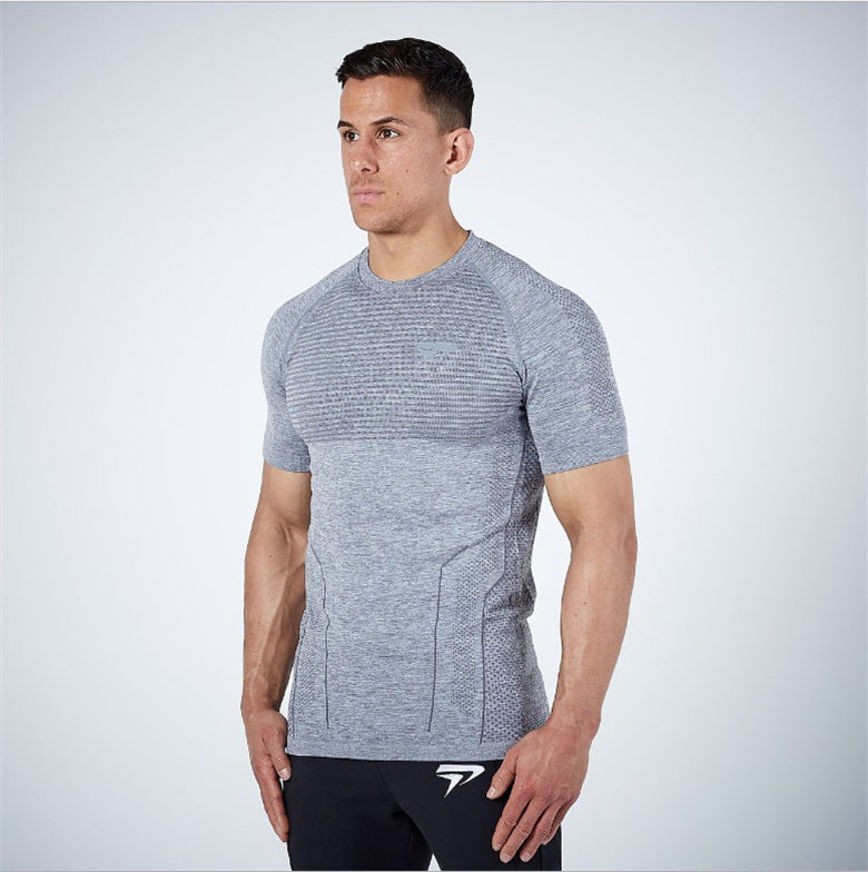 Muscle new men's cotton sports T-shirt