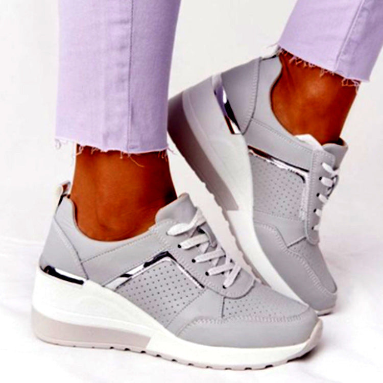 Sneakers Platform Wedge Heel Casual Shoes