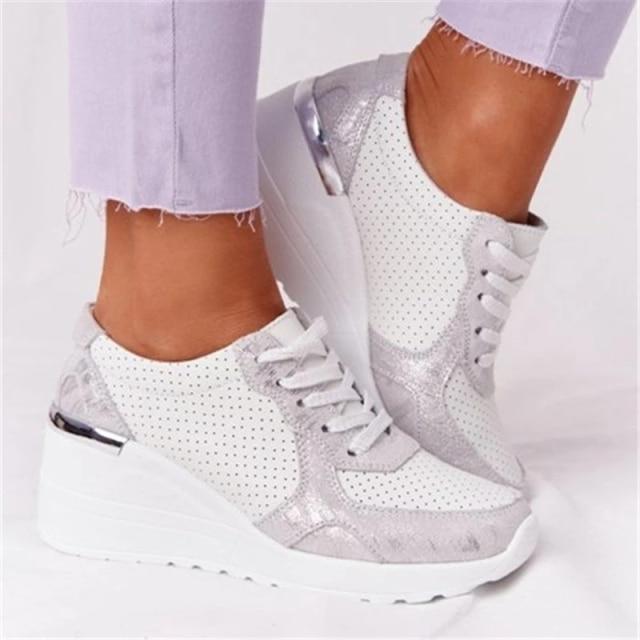 Sneakers Platform Wedge Heel Casual Shoes
