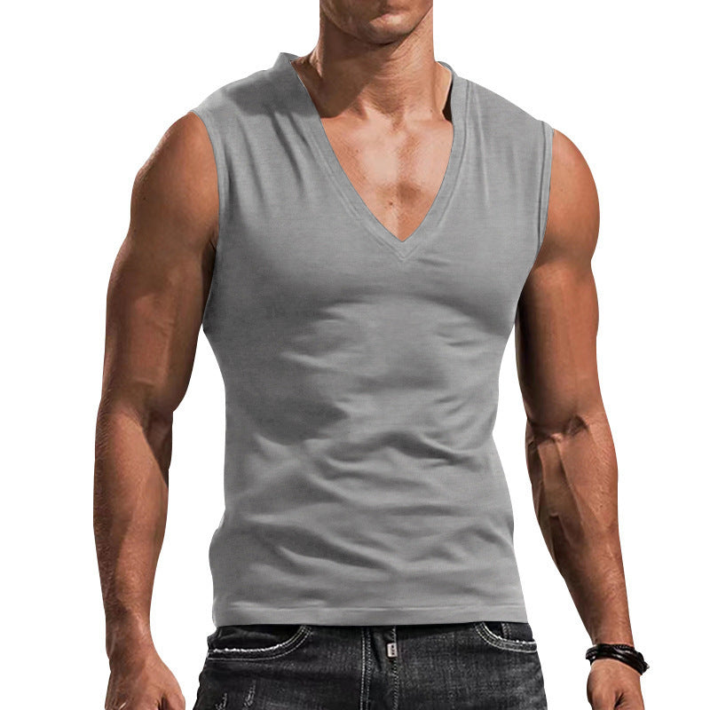 Casual Breathable Slim Fit Sleeveless T-shirt