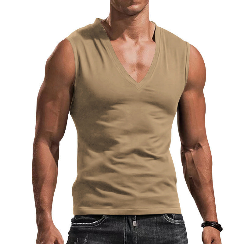 Casual Breathable Slim Fit Sleeveless T-shirt