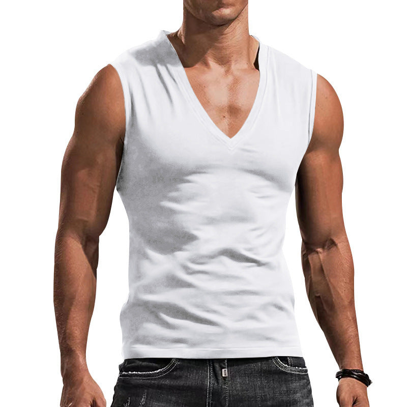 Casual Breathable Slim Fit Sleeveless T-shirt