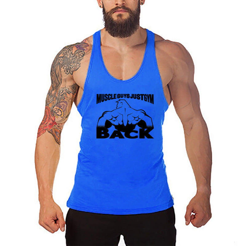 Muscle Men's Fitness Vest Cotton T-shirt