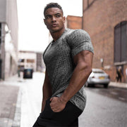 Slim-fit Sweater Super Elastic Breathable T-shirt For Men