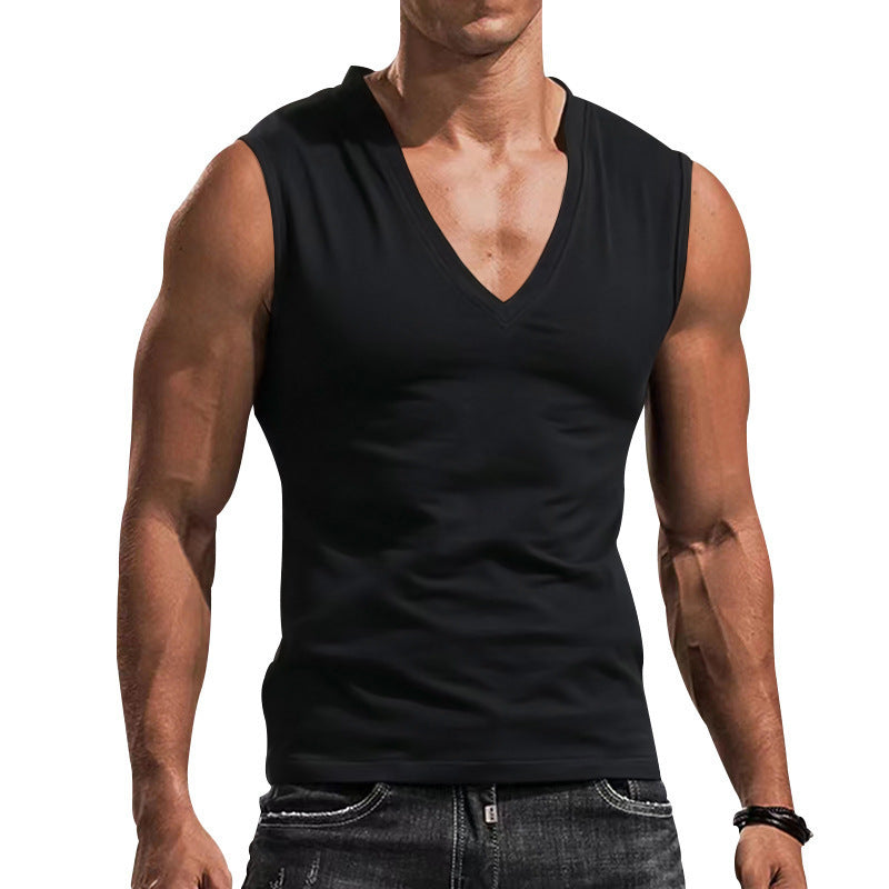 Casual Breathable Slim Fit Sleeveless T-shirt