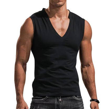 Casual Breathable Slim Fit Sleeveless T-shirt