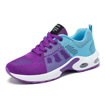 Lace-up Cushioned Sneakers For Women