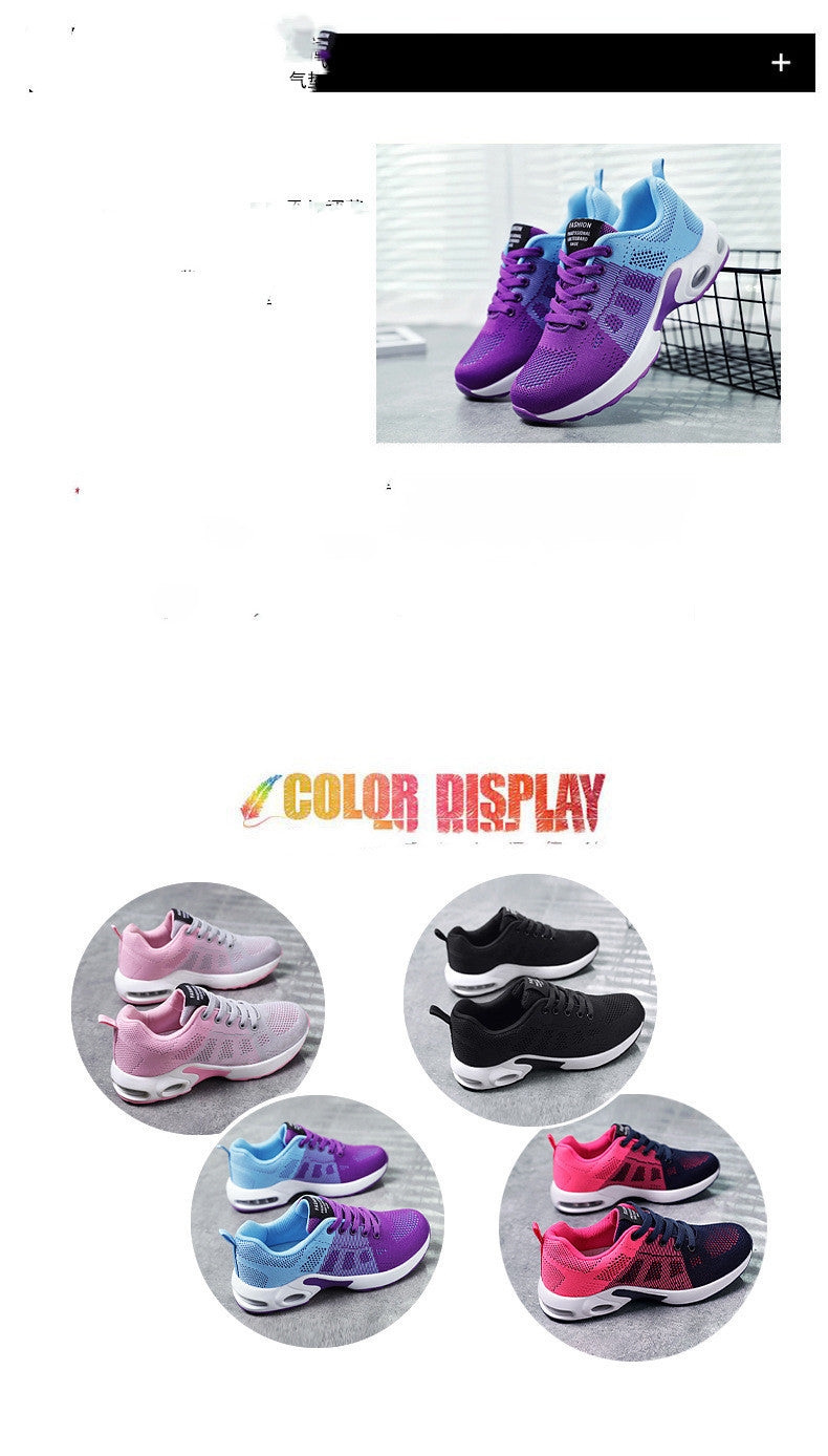Lace-up Cushioned Sneakers For Women