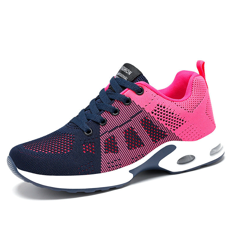 Lace-up Cushioned Sneakers For Women