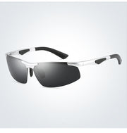Men's Aluminum Magnesium Alloy Polarized Sunglasses Sport Style Glasses Windproof Mirror