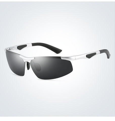 Men's Aluminum Magnesium Alloy Polarized Sunglasses Sport Style Glasses Windproof Mirror