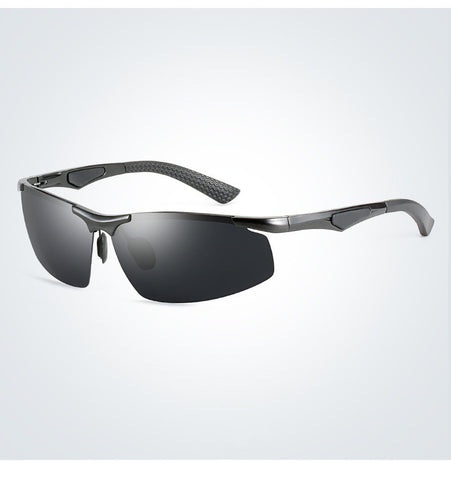 Men's Aluminum Magnesium Alloy Polarized Sunglasses Sport Style Glasses Windproof Mirror
