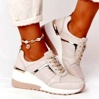 Sneakers Platform Wedge Heel Casual Shoes