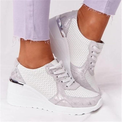 Sneakers Platform Wedge Heel Casual Shoes