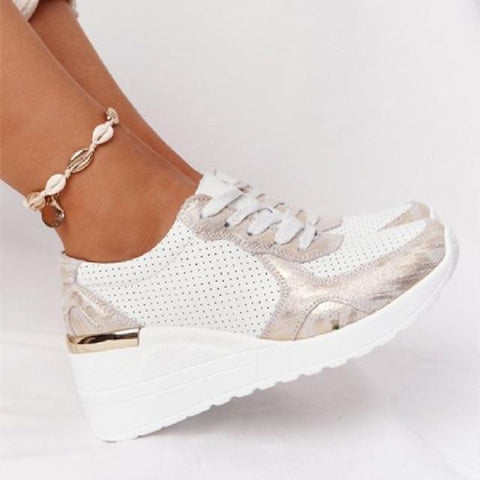 Sneakers Platform Wedge Heel Casual Shoes