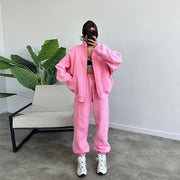 Fashion Jogger Set Outfits Tracksuits Women's Clothing