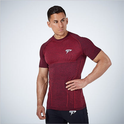 Muscle new men's cotton sports T-shirt