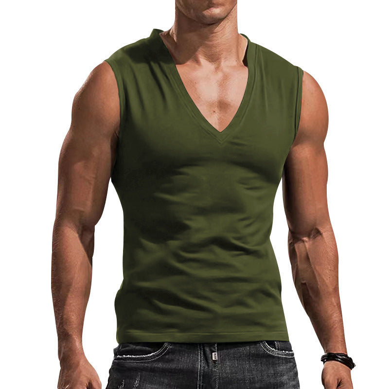 Casual Breathable Slim Fit Sleeveless T-shirt