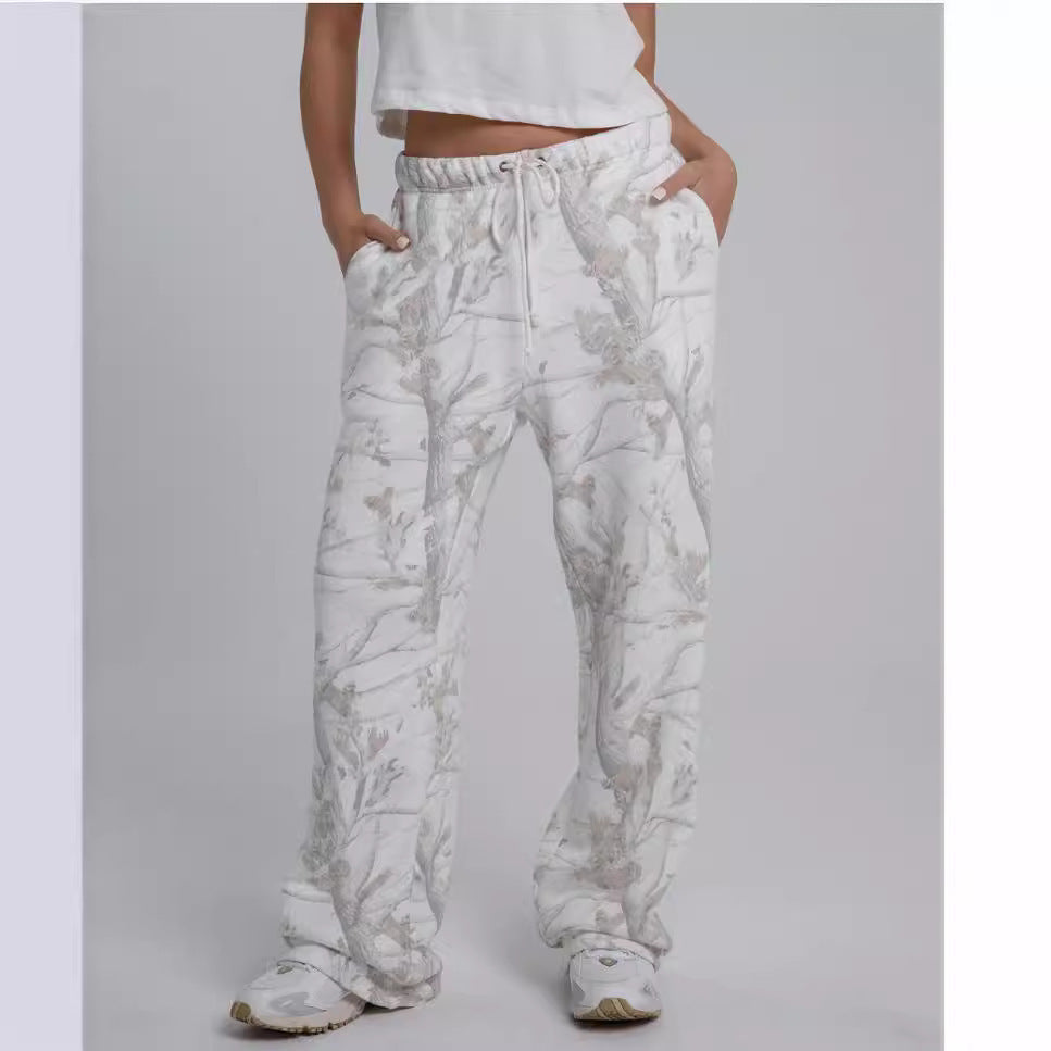 Hoodie Maple Leaf Print Sweatshirt Suit Sports Hoodie Sportswear