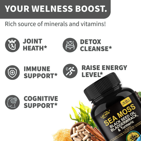 16-in-1 Supplements Joint Support Sea Moss Capsule