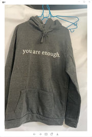 Women's Plush Letter Printed Kangaroo Pocket