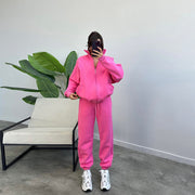 Fashion Jogger Set Outfits Tracksuits Women's Clothing