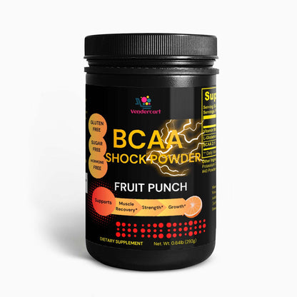 BCAA Shock Powder Fuel Muscle Growth, Enhance Recovery Boost Performance