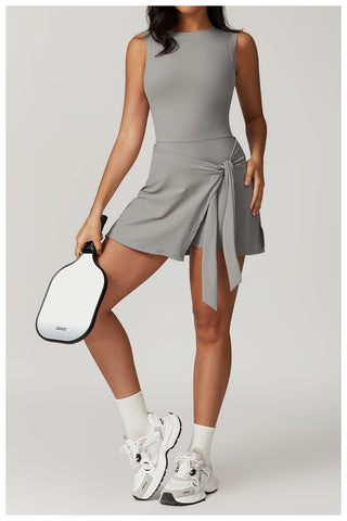 sual Fitness Two-piece Tight Sports Dress