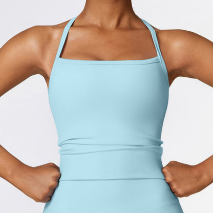 Beauty Back Yoga Vest Quick-drying Workout Top Sports Fitness Vest