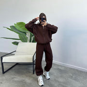 Fashion Jogger Set Outfits Tracksuits Women's Clothing