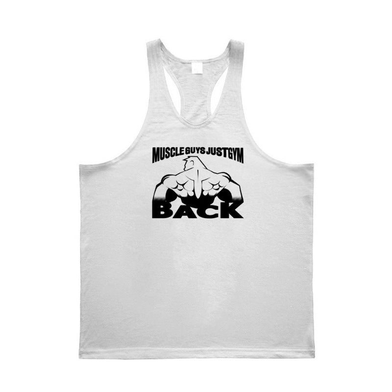 Muscle Men's Fitness Vest Cotton T-shirt