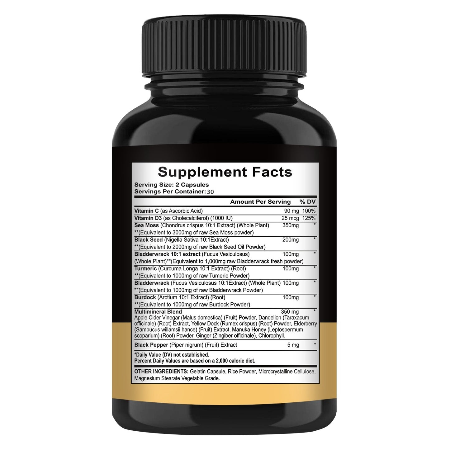 Supplements Joint Support Sea Moss Capsule 16-in-1