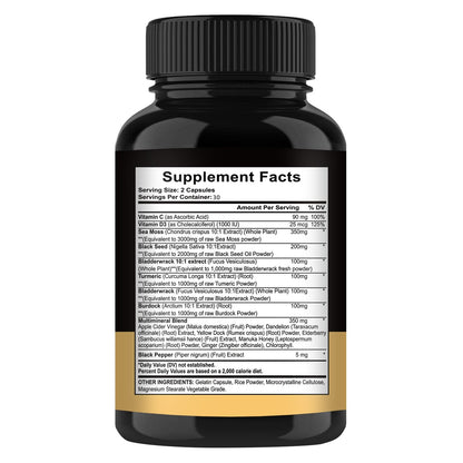 Supplements Joint Support Sea Moss Capsule 16-in-1