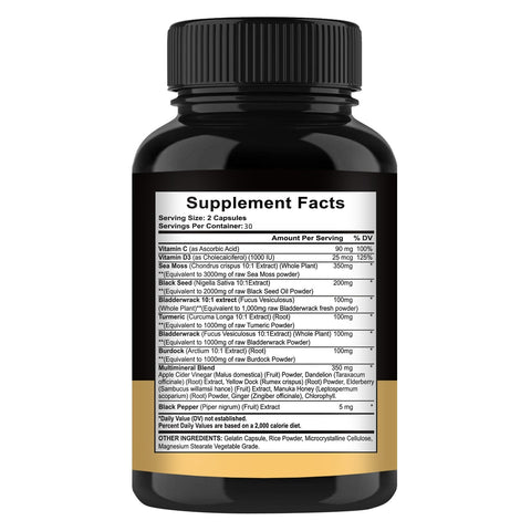 16-in-1 Supplements Joint Support Sea Moss Capsule
