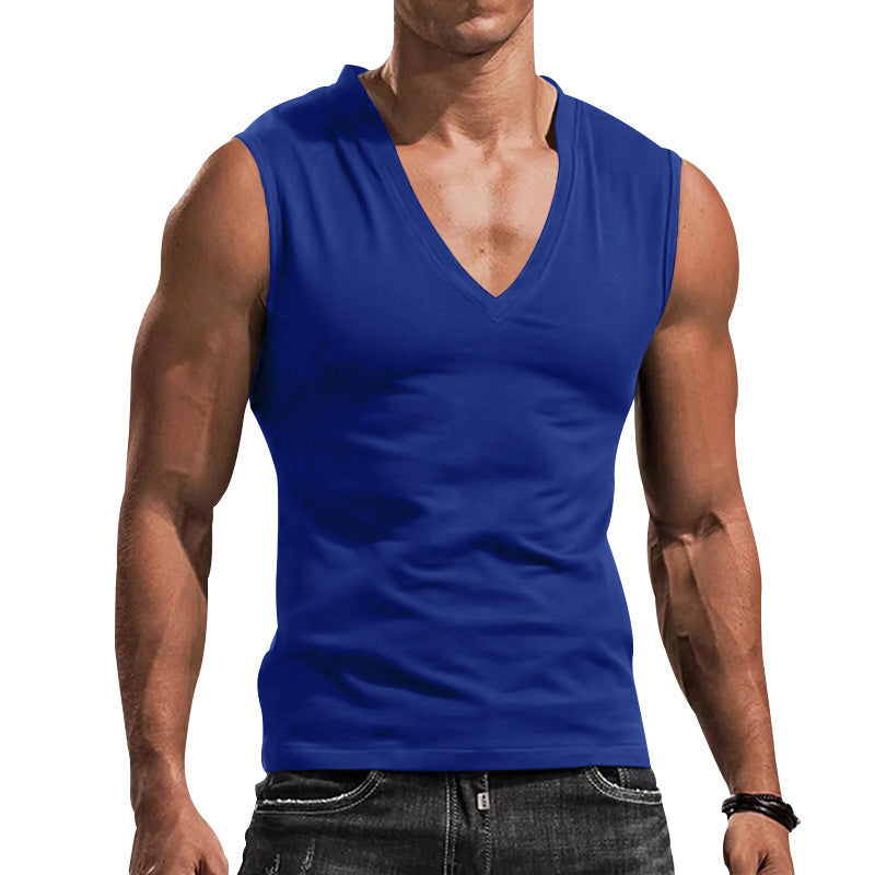 Casual Breathable Slim Fit Sleeveless T-shirt