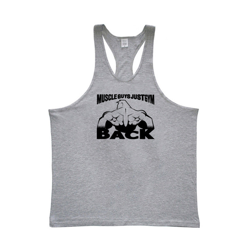 Muscle Men's Fitness Vest Cotton T-shirt