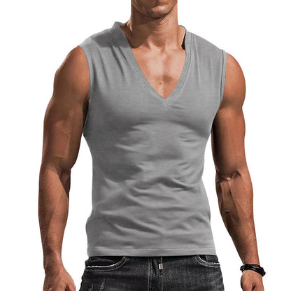 Casual Breathable Slim Fit Sleeveless T-shirt