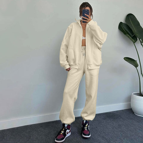 Fashion Jogger Set Outfits Tracksuits Women's Clothing