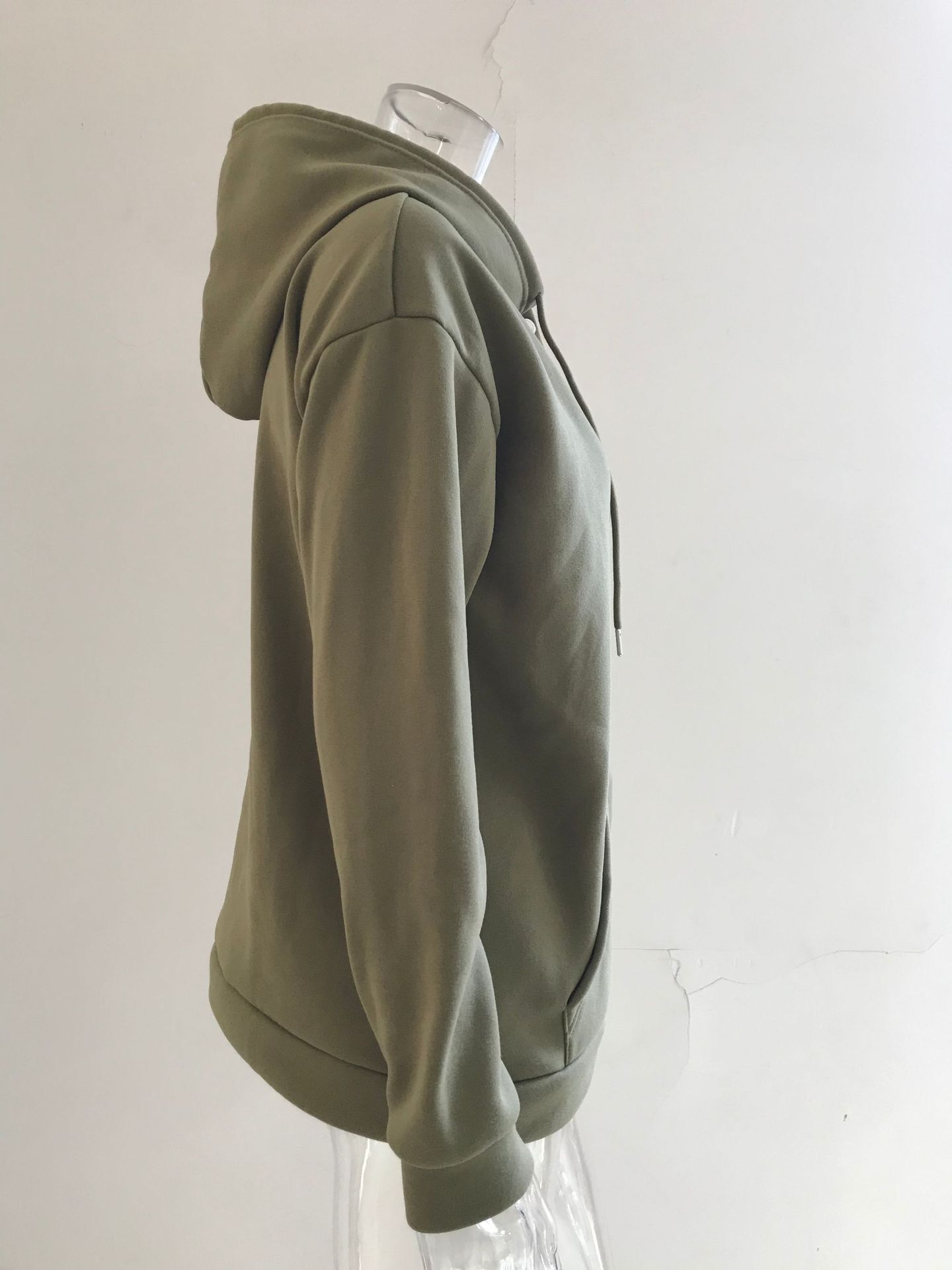 Long-sleeved Hooded Sweatshirt With Pockets