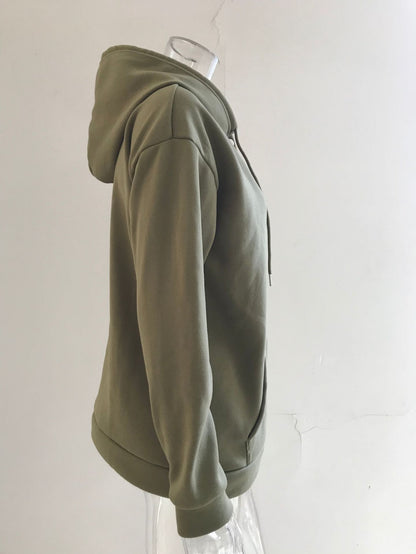 Long-sleeved Hooded Sweatshirt With Pockets