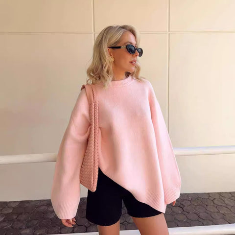 Sweater Winter Fashion Loose Long-sleeved Tops For Women