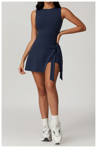 sual Fitness Two-piece Tight Sports Dress