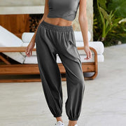 Ladies Two-piece Set Solid Color Casual Suit Short Sleeveless
