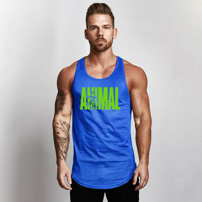 Fitness Men Shirt Slim Fit Vests Mesh Singlets Muscle Tops