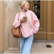Sweater Winter Fashion Loose Long-sleeved Tops For Women