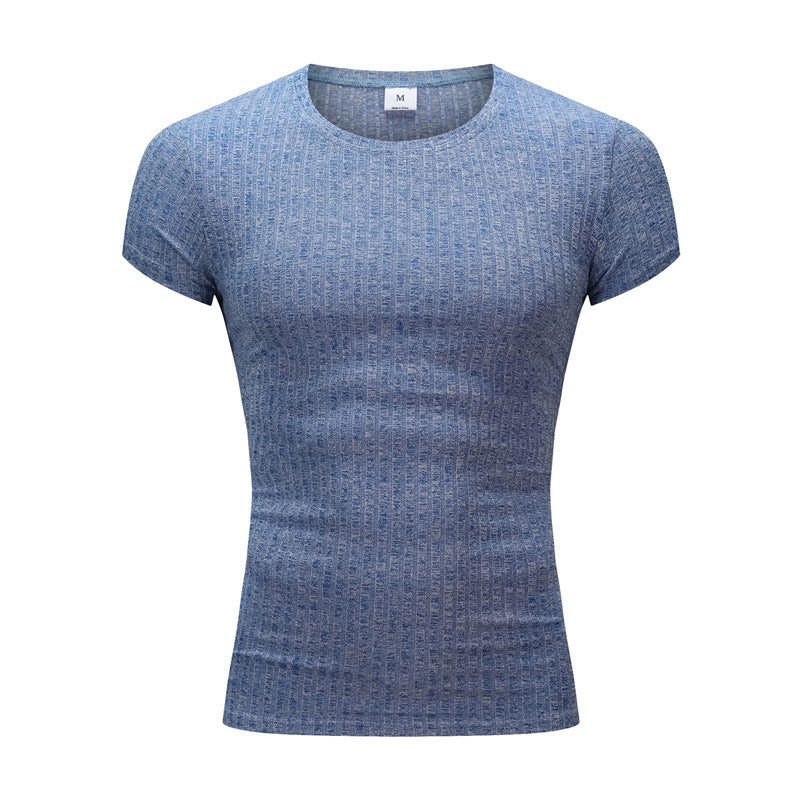 Slim-fit Sweater Super Elastic Breathable T-shirt For Men