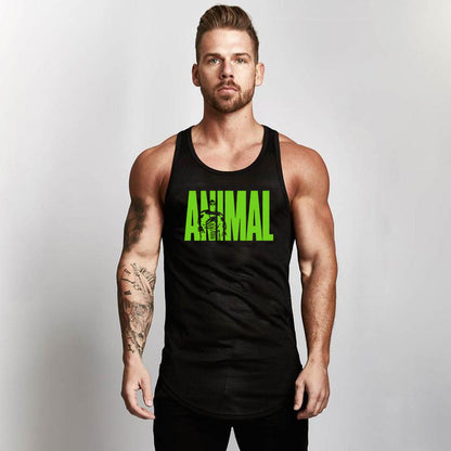 Fitness Men Shirt Slim Fit Vests Mesh Singlets Muscle Tops