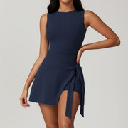 sual Fitness Two-piece Tight Sports Dress