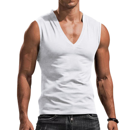 Casual Breathable Slim Fit Sleeveless T-shirt