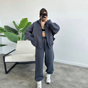 Fashion Jogger Set Outfits Tracksuits Women's Clothing